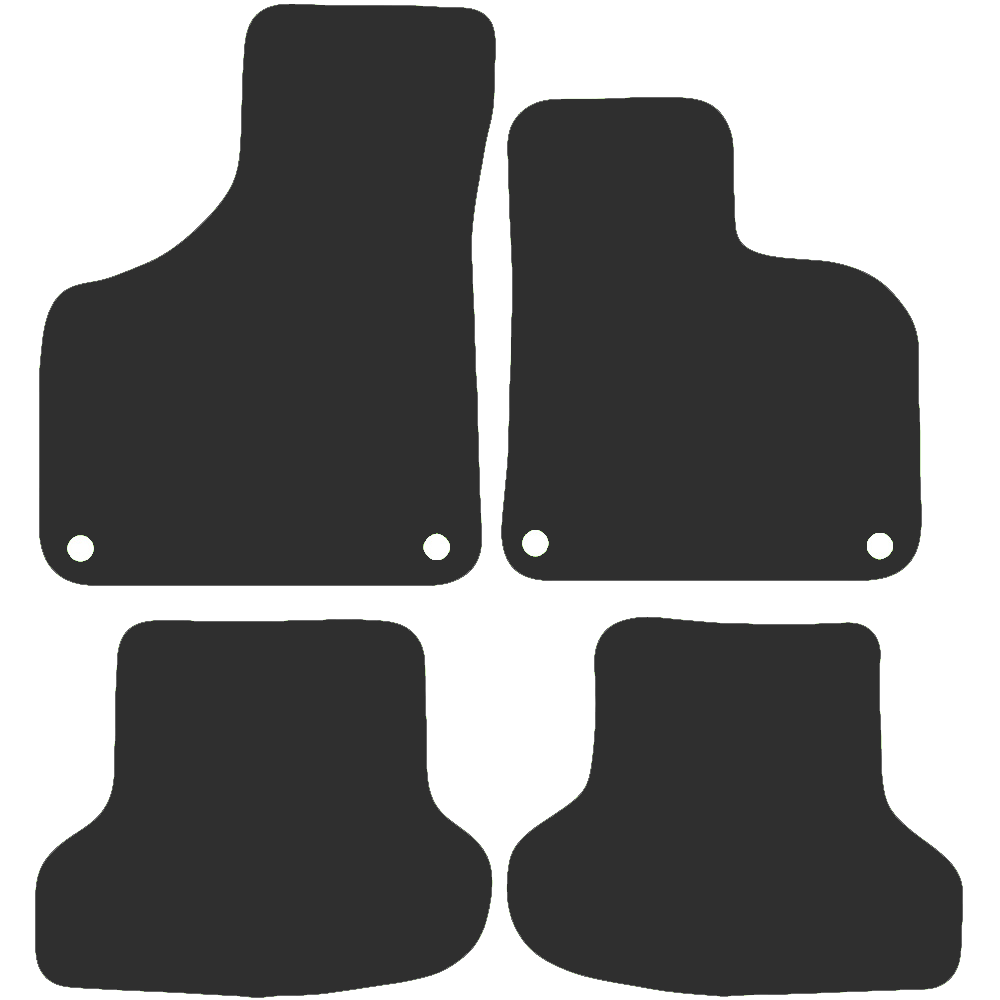 Audi A3 & S3 Hatchback & Cabriolet 3dr Manual 2003-2012 (4 Clips) Car Mats