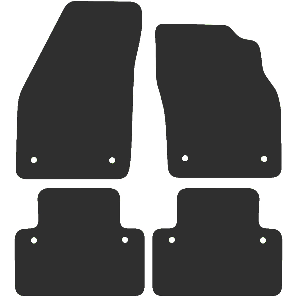 Volvo S40 & V40 2004-2012 (8 clips) Car Mats