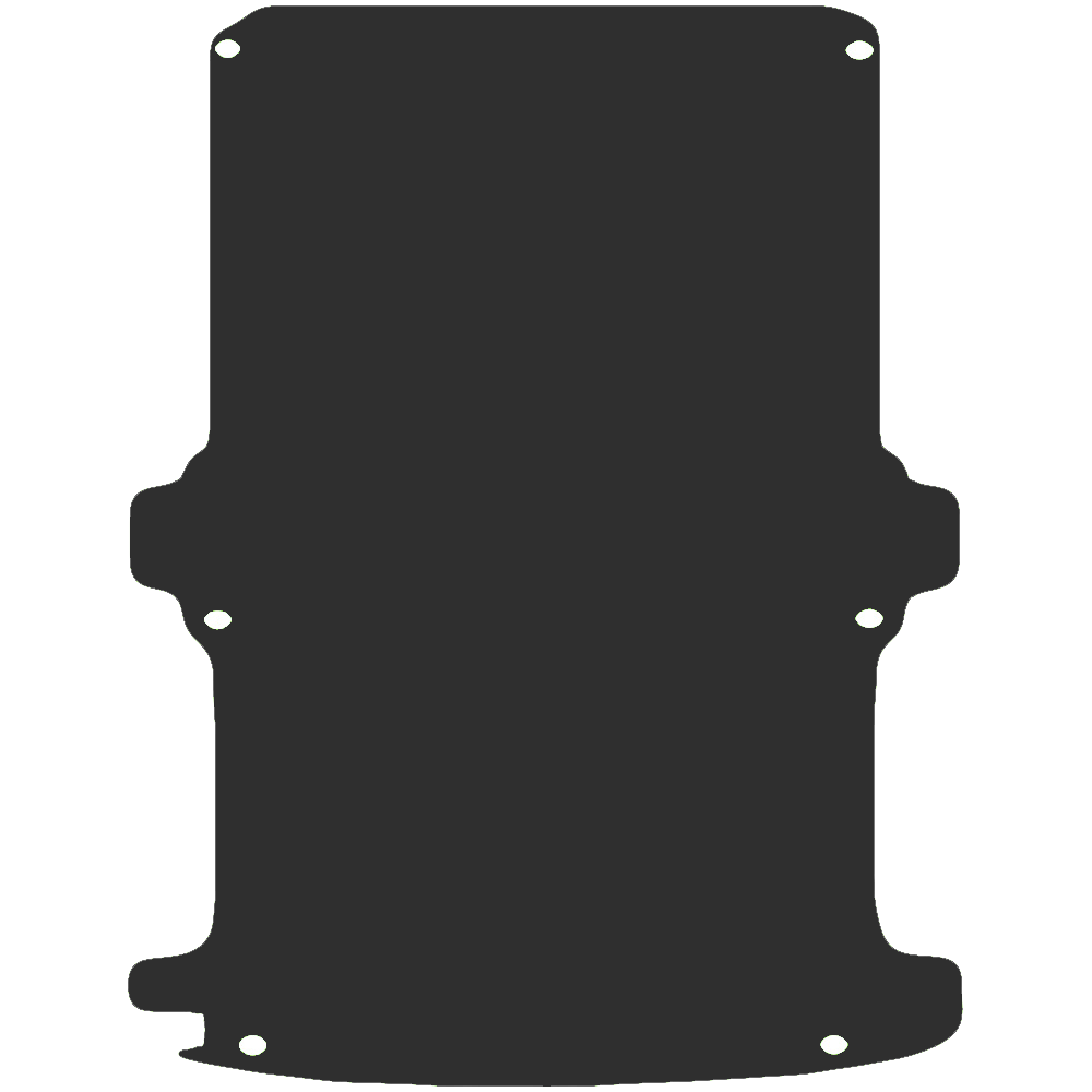 Volkswagen Transporter T5 LWB Van 2004-2015 Van Rear Load Mat (twin door)