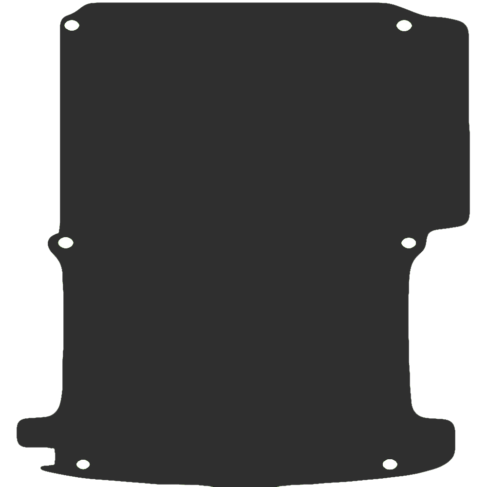 Volkswagen Transporter T5 SWB Van 2004-2015 Van Rear Load Mat (single door)