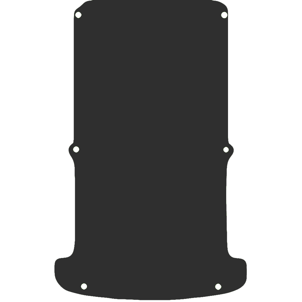 Volkswagen Transporter T5 SWB Van 2004-2015 Van Rear Load Mat (twin door)