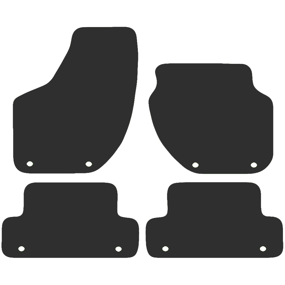 Volvo V40 2012-Current Car Mats (8 clips)