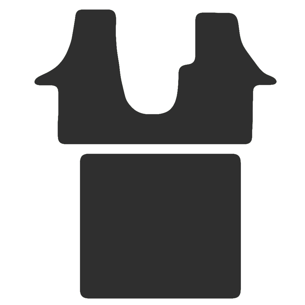 Volkswagen Transporter T30 Highline Camper 2015-2019 Van Mats (rear 90cm)