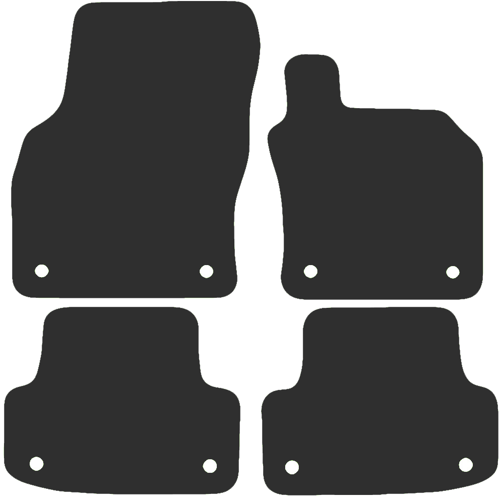 Audi A3 & S3 Hatchback 3dr 2012-2020 (8 Clips) Car Mats