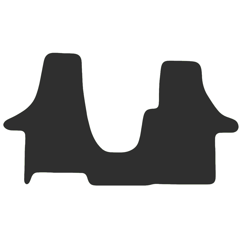 Volkswagen Transporter T5 Twin Swivel Passenger Van 2011-2015 Van Mats