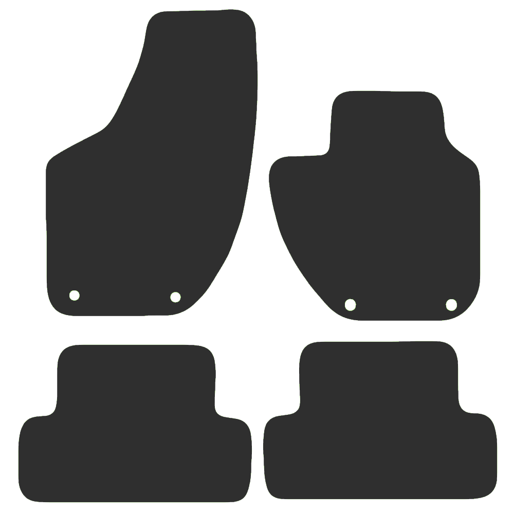 Volvo V40 Automatic 2012-Current Car Mats (4 clips)