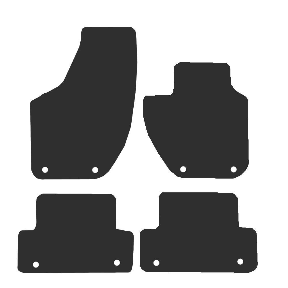 Volvo V40 Automatic 2012-Current Car Mats (8 clips)