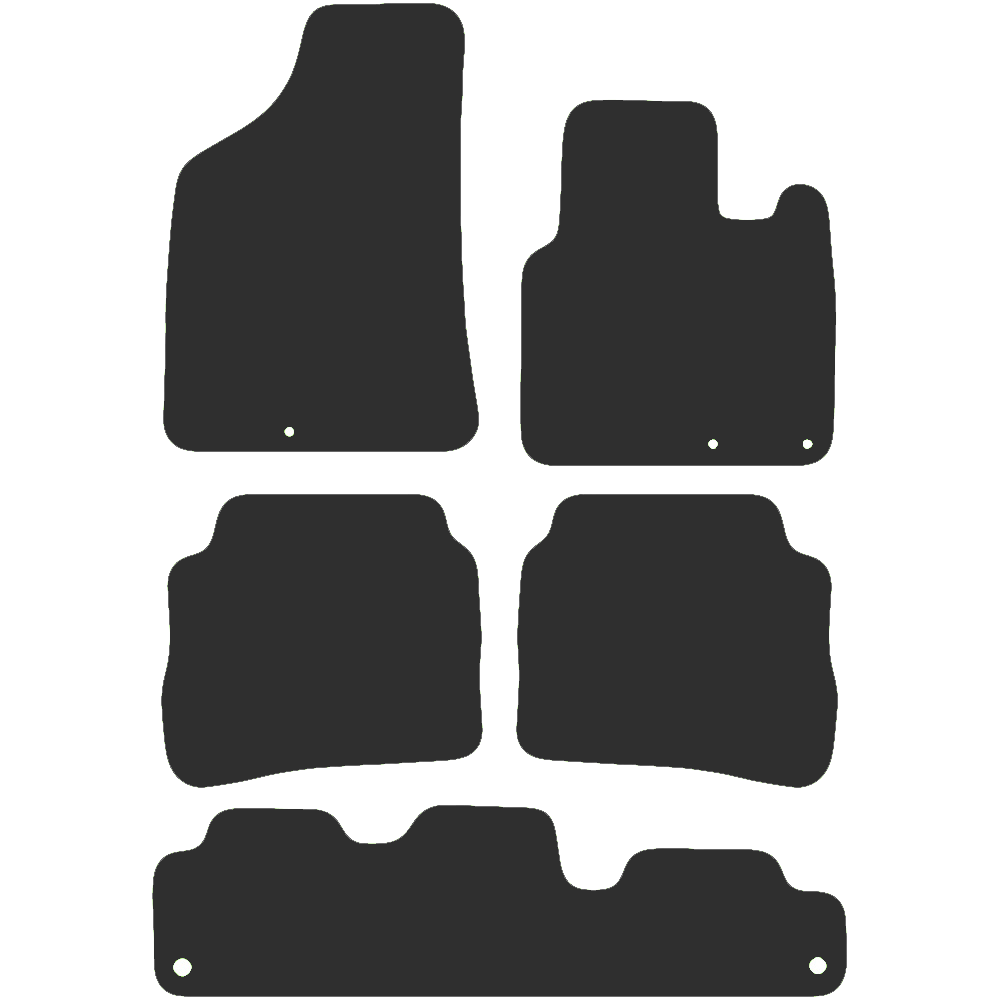 Hyundai Santa Fe 2009-2012 7 seat Car Mats