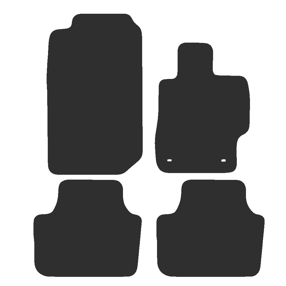 Honda Accord 2004-2008 (Oval Clips) Car Mats