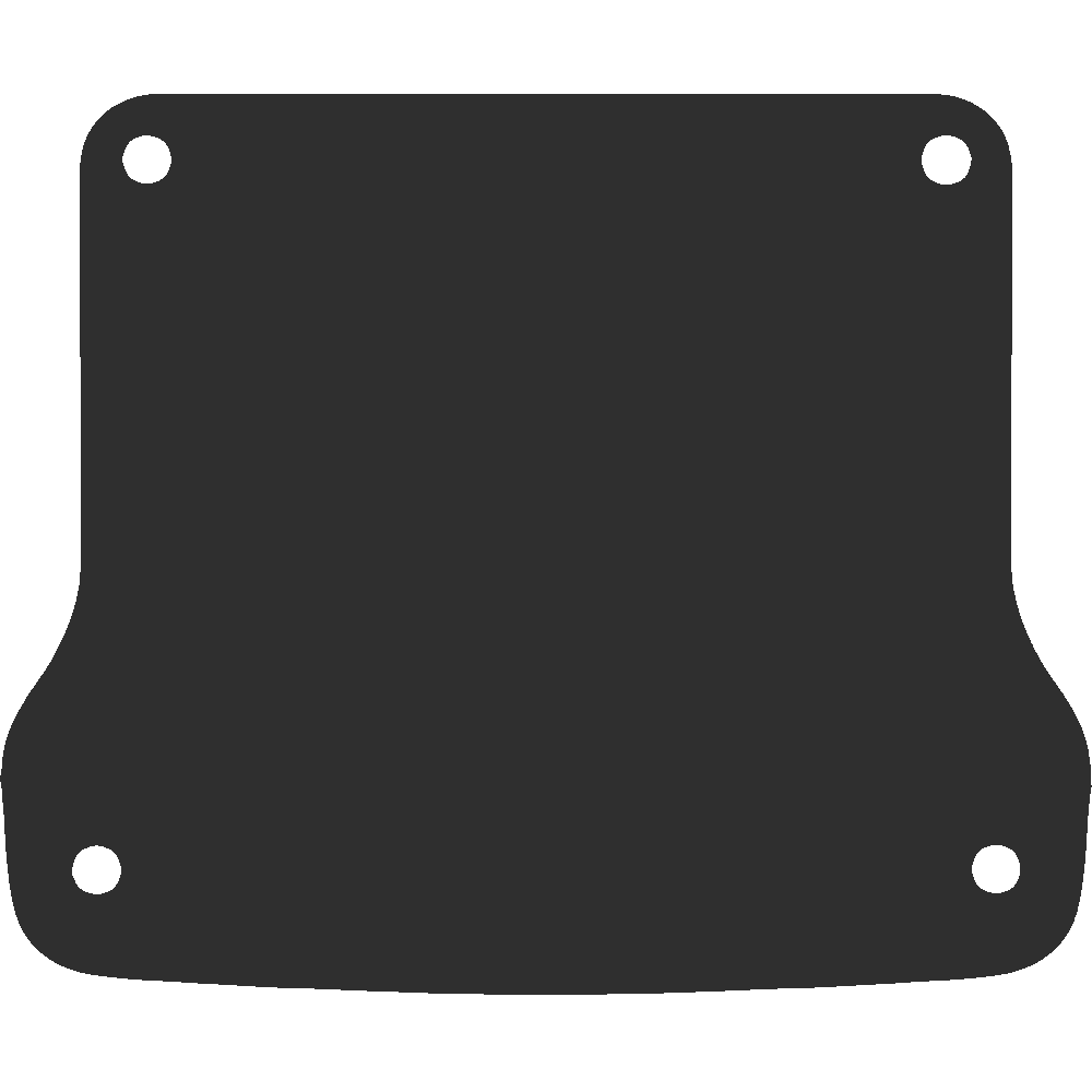 Citroen C5 Estate 2001-2008 Boot Mat (with holes)