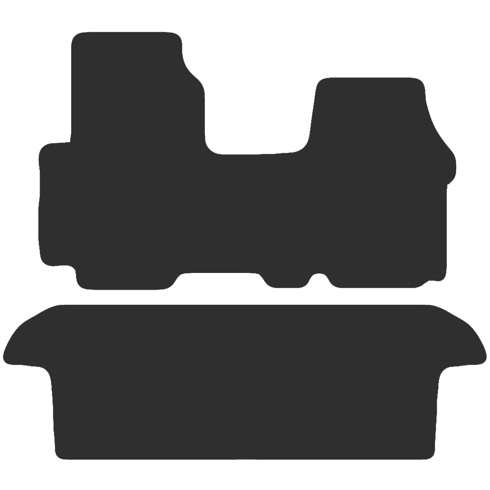 Vauxhall Vivaro Van 2001-2014 Van Mats (with rear bench seat)
