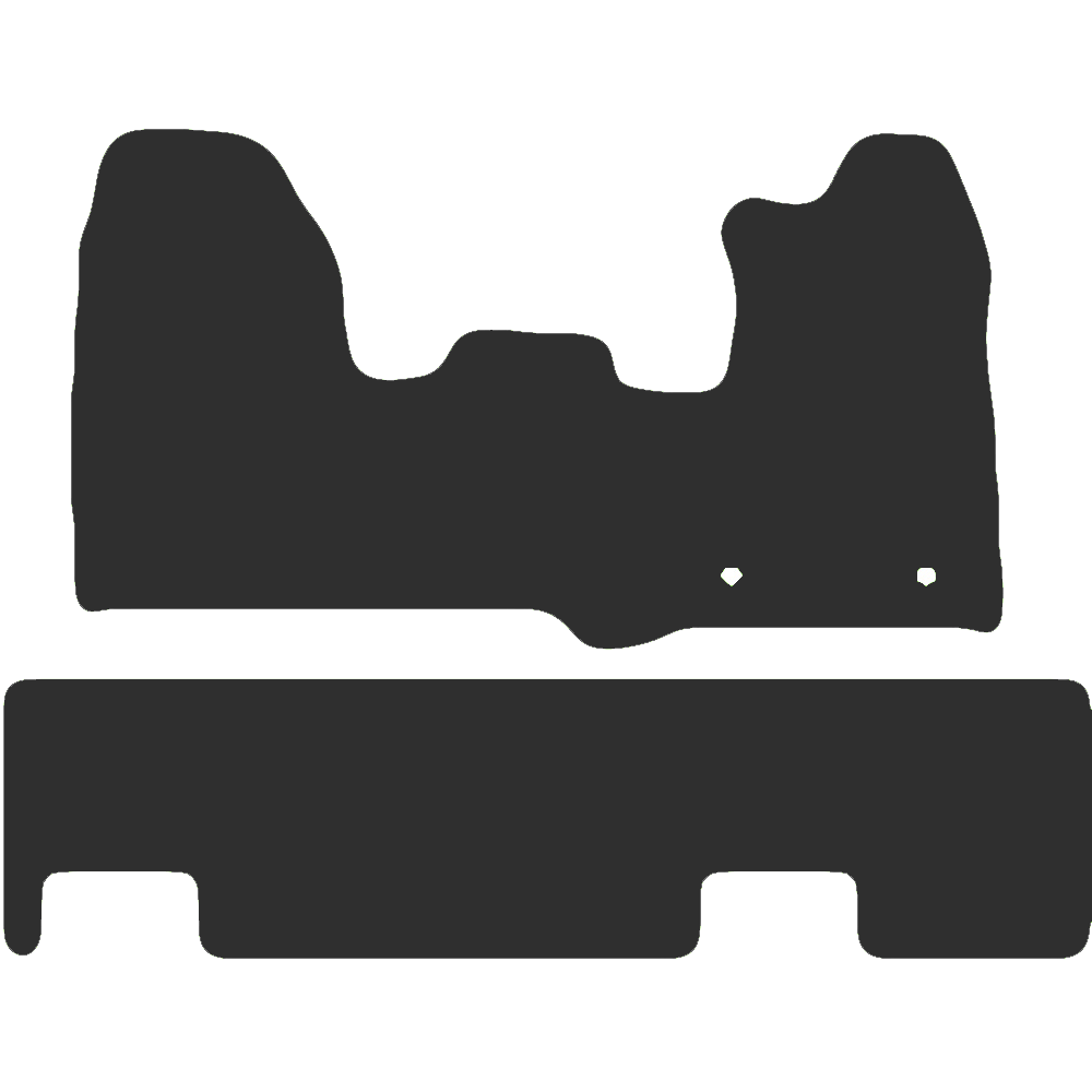 Ford Transit Custom Double Cab Van Manual 2013-2015 Van Mats (single side door)