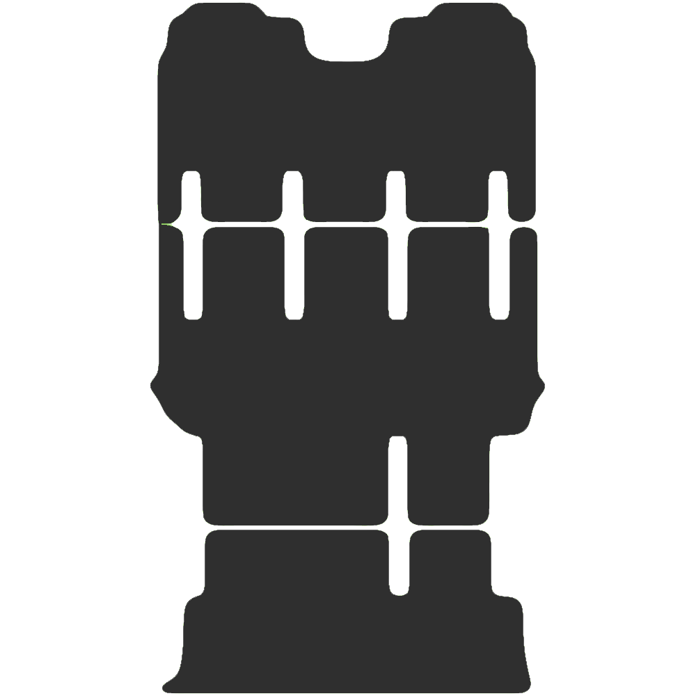 Mercedes Vito SWB Traveliner (Tourer) People Carrier 2004-2014 Van Rear Mats (3 piece)