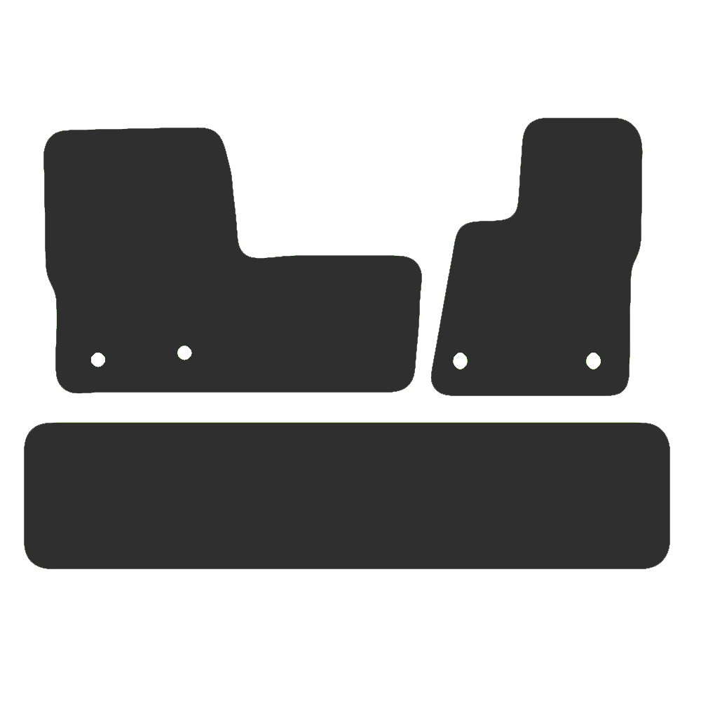 Ford Transit Custom Crew Cab Automatic Van 2018-2020 Van Mats (with centre piece)