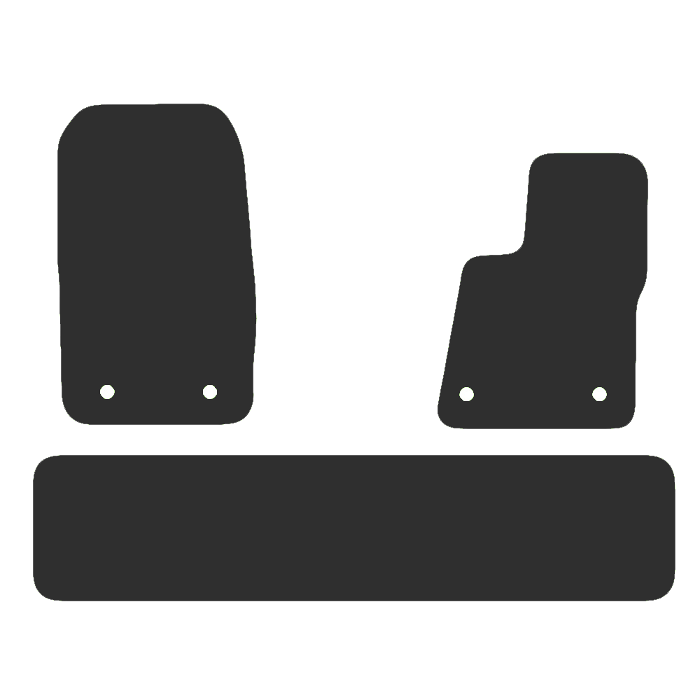 Ford Transit Custom Crew Cab Automatic Van 2020-2023 Van Mats (without centre piece)