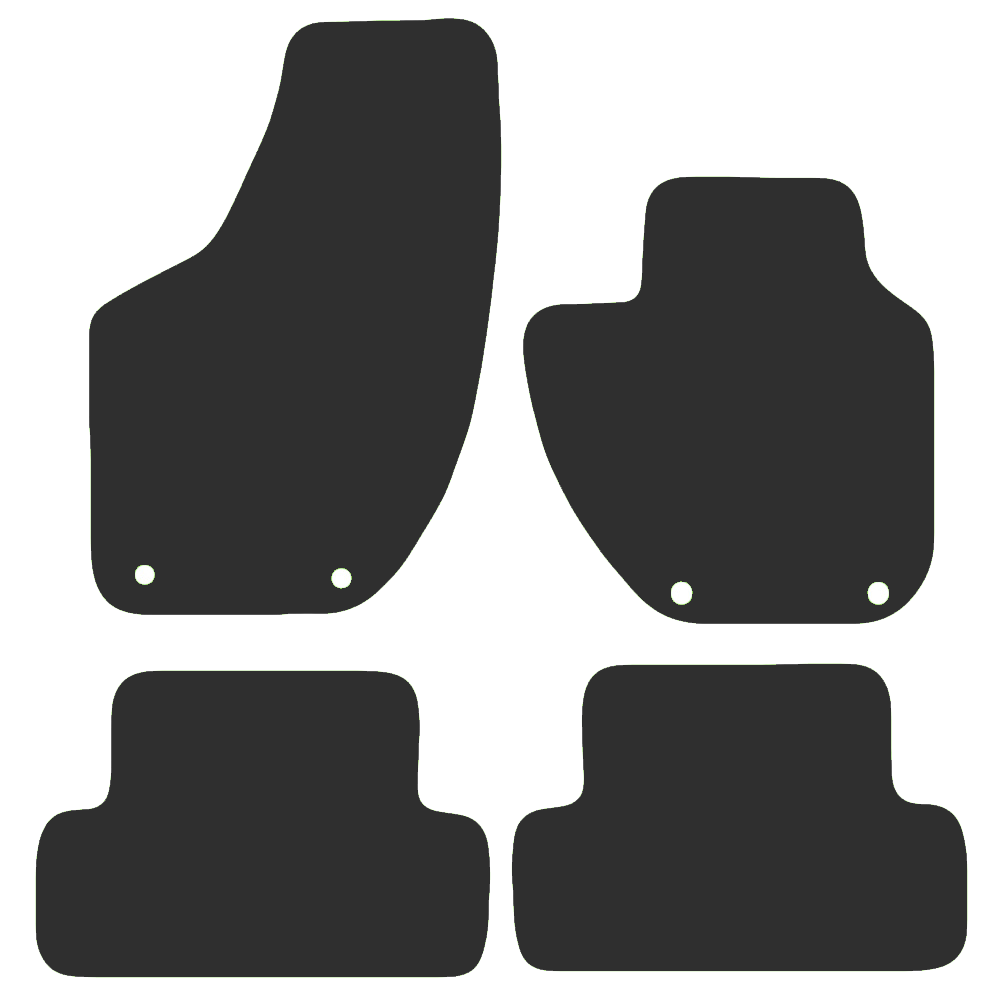 Volvo V40 Automatic 2012-Current Car Mats (4 clips)